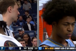 血亏！韦尔斯反击被弗拉格拉拽犯规 裁判吹罚越位犯规&送两罚一掷