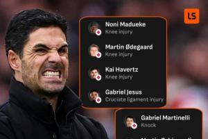 伤完了阿森纳本场替补：18岁恩瓦内里、15岁道曼、17岁安努斯